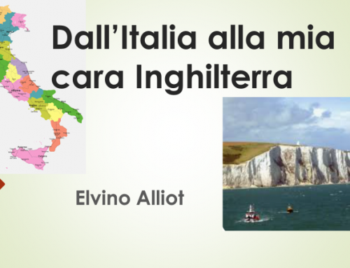 From Italy to my dear England – Elvino Alliot